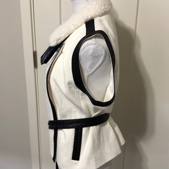 Chicos Black Label Moto vest size medium - Picture 2 of 4